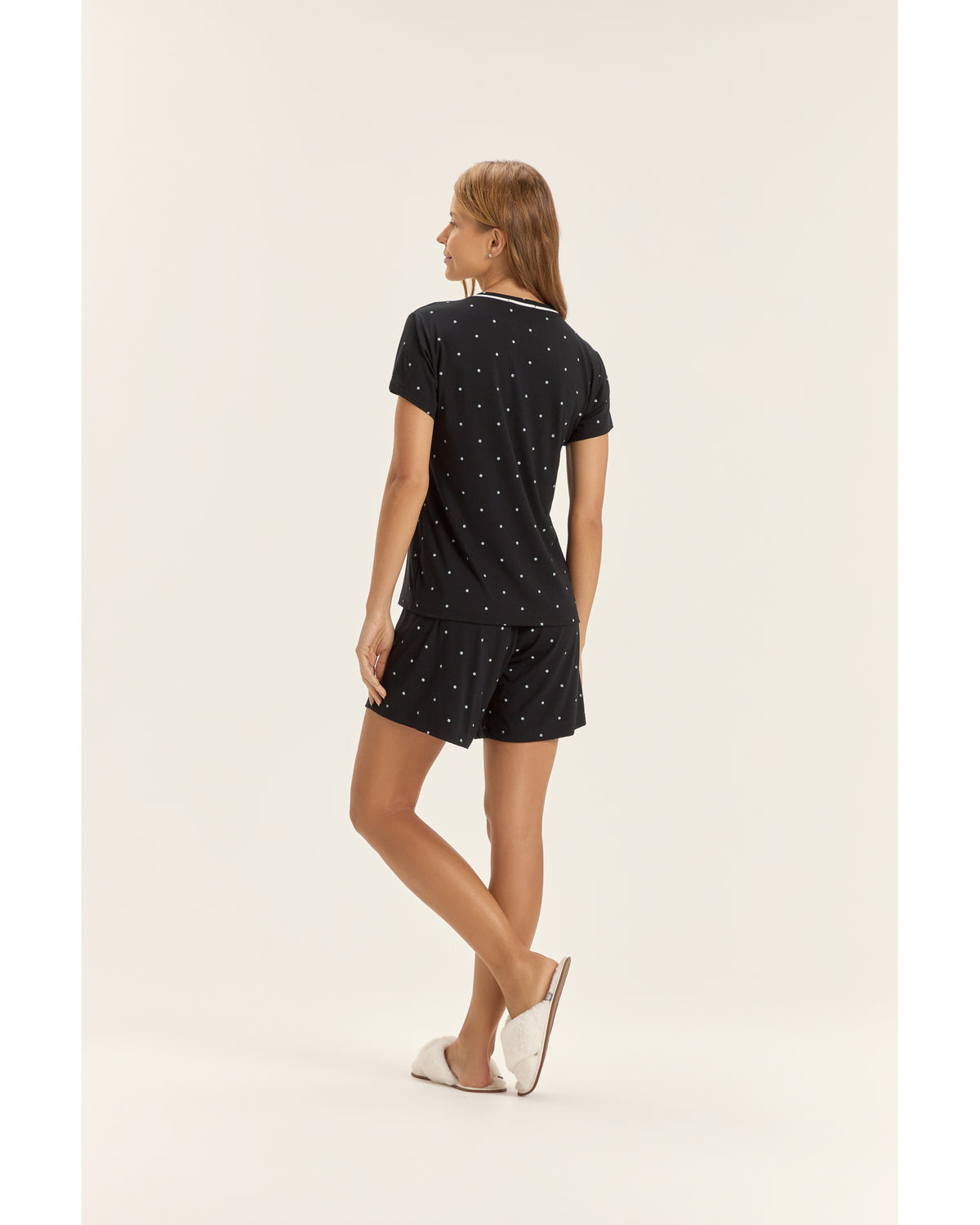 Pijama Cor Com Amor Feminino Mga Cta C/ Bermuda