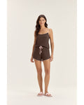 Pijama Cor Com Amor Feminino  Alça C/ Shorts - M