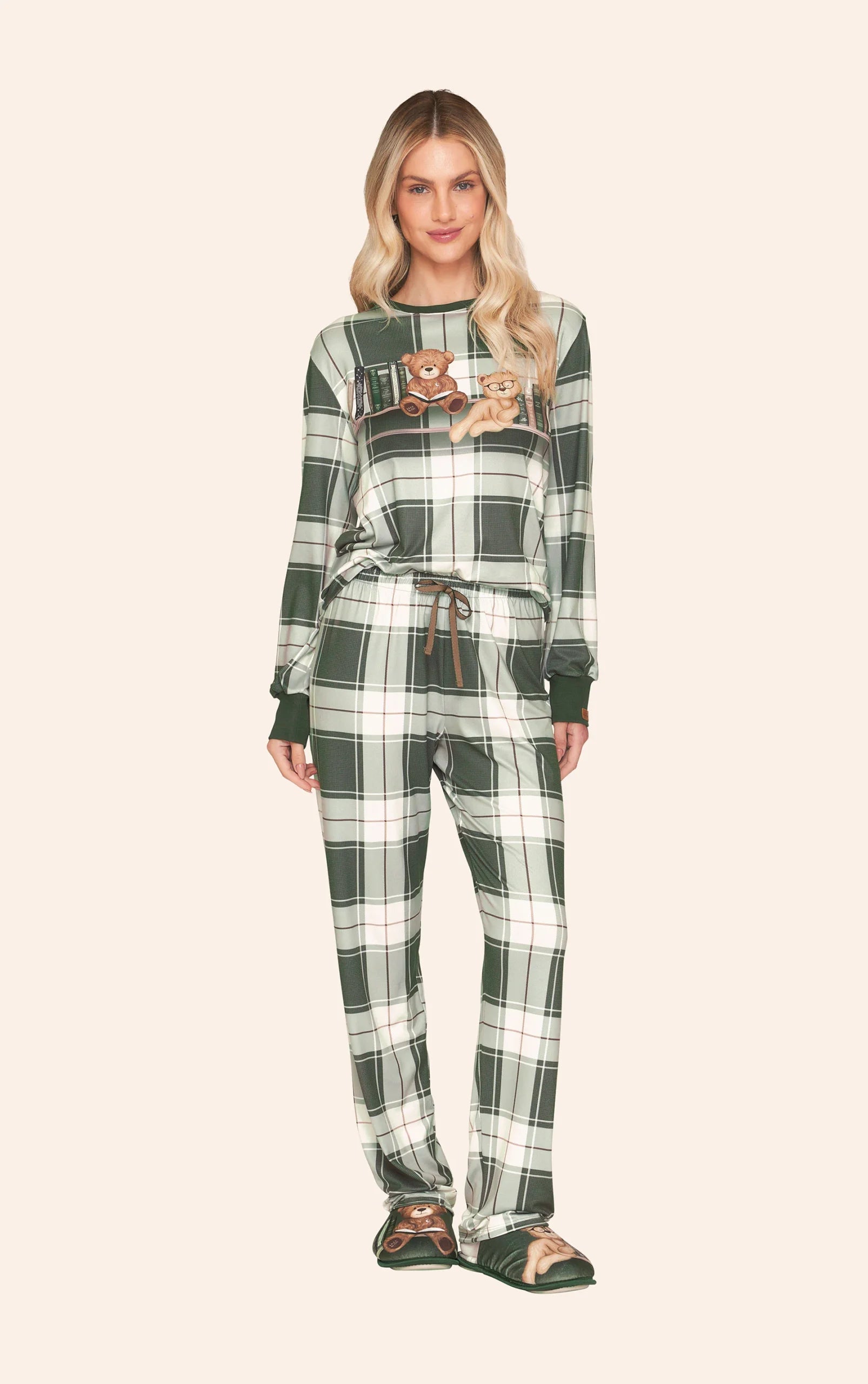 Pijama Comfort Feminino Xadrez BB Moment