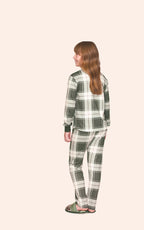 Pijama Comfort Infantil Feminino Xadrez BB Moment
