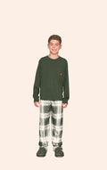 Pijama Comfort Infantil Masculino Xadrez BB Moment