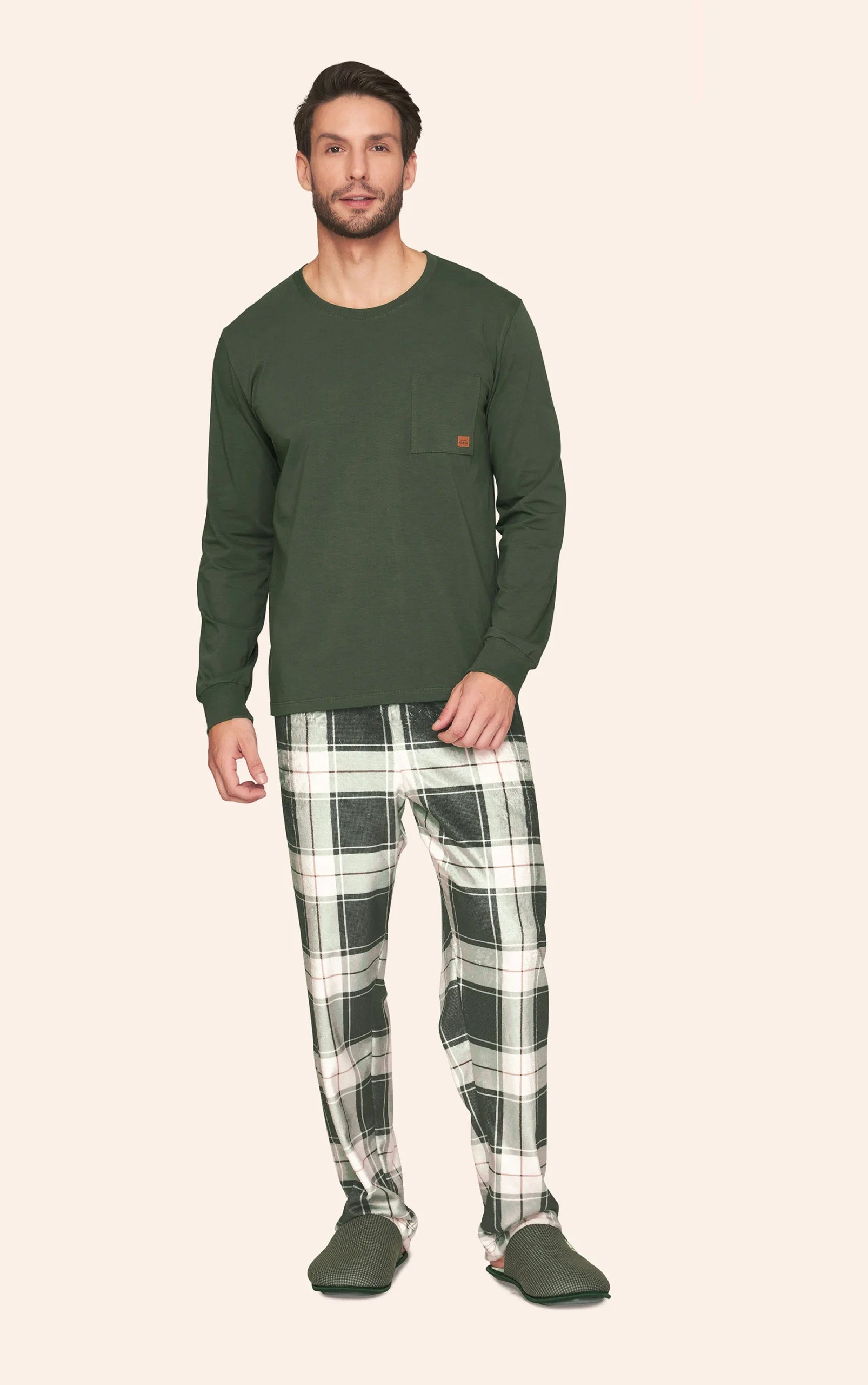 Pijama Comfort Masculino Xadrez BB Moment