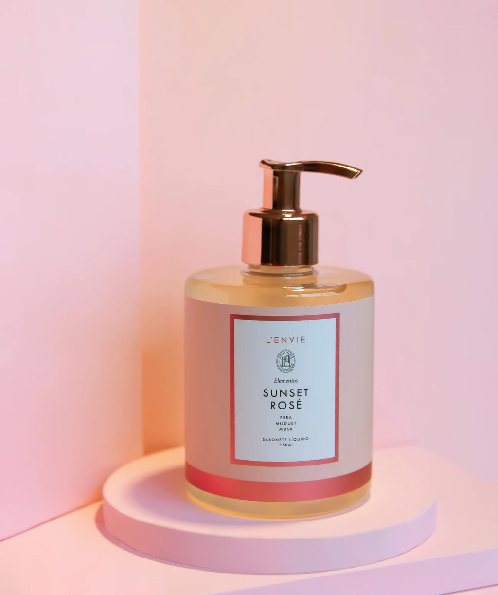 Sabonete Líquido Sunset Rose 350ml