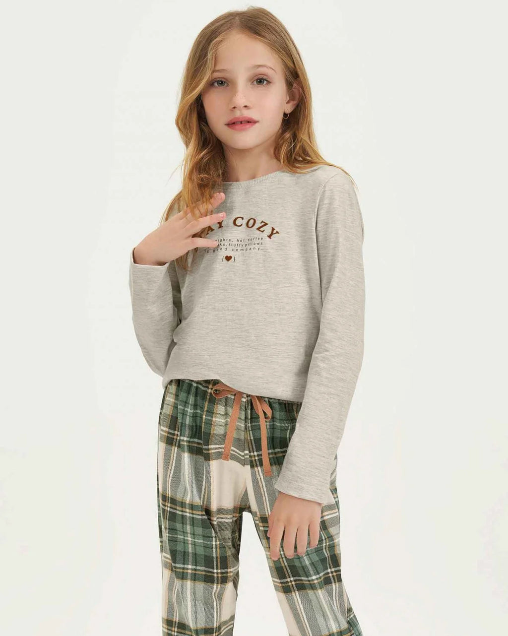 Pijama Manga Longa Infantil Feminino