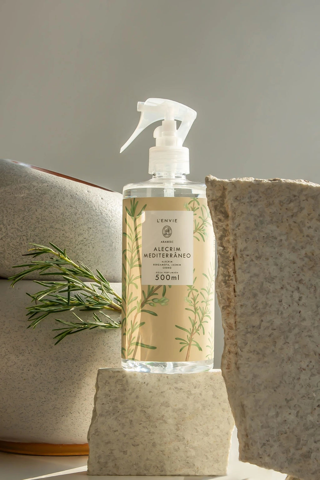 Água Perfumada Lenvie Alecrim 500ml