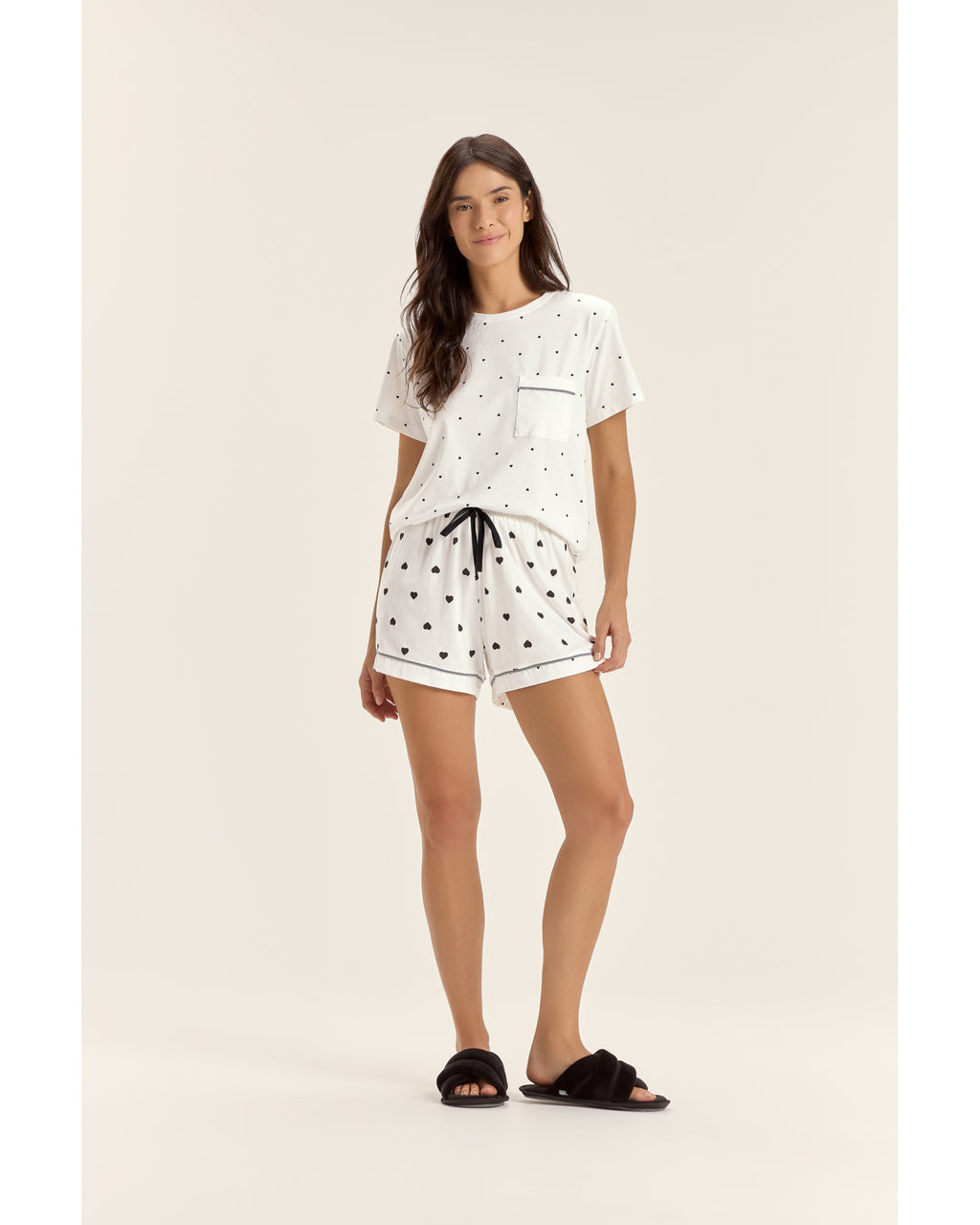 Pijama Cor Com Amor  Feminino Mga Cta C/Shorts