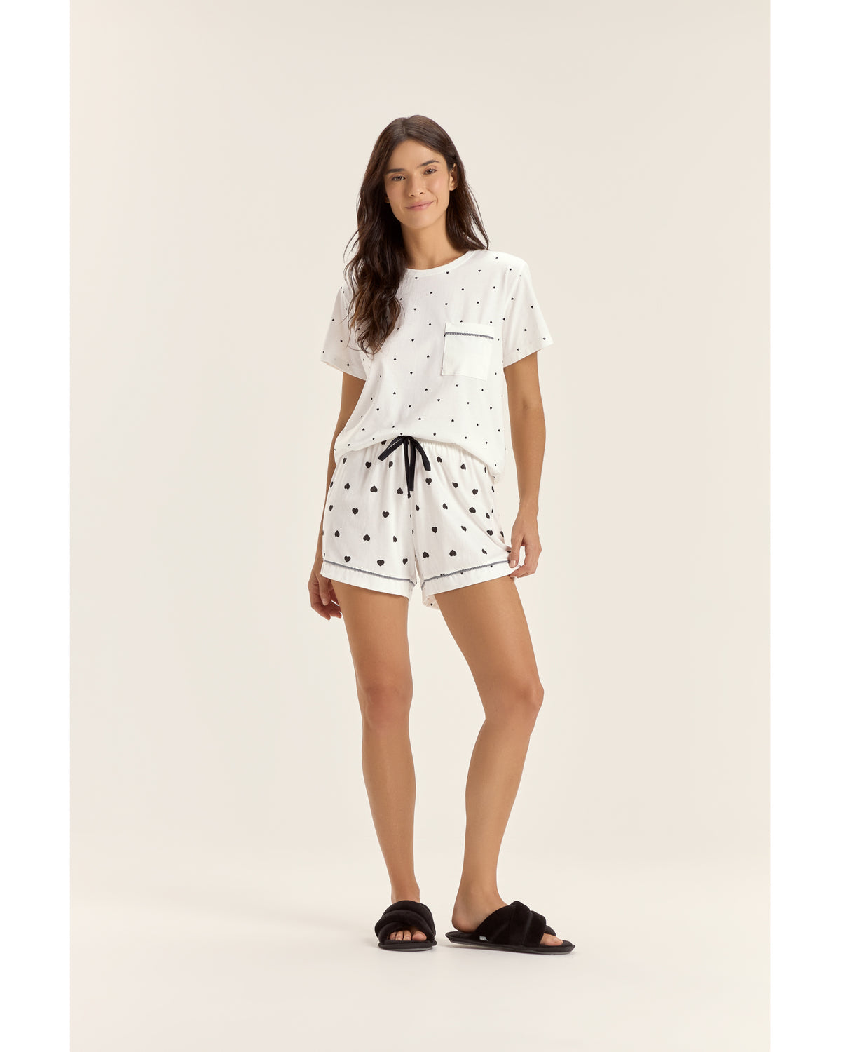 Pijama Cor Com Amor  Feminino Mga Cta C/Shorts