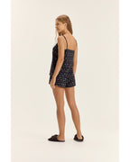 Pijama Feminino Cor Com Amor Alça Com Shorts