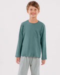 Pijama Infantil Masculino Manga Longa com Calça