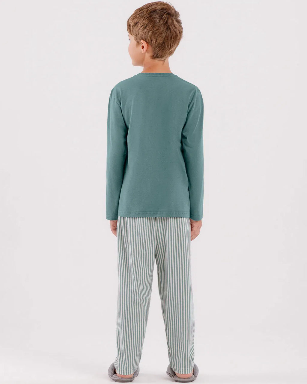 Pijama Infantil Masculino Manga Longa com Calça