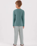 Pijama Infantil Masculino Manga Longa com Calça