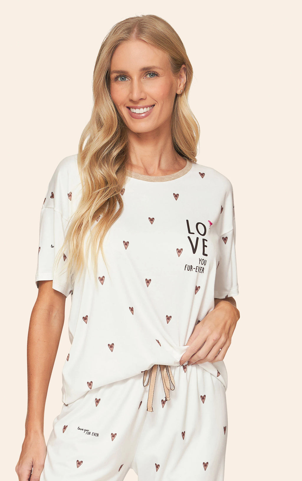 Pijama Feminino Lua LuaCasual Fur-Ever Love