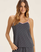Pijama Cor Com Amor Feminino Alça C/ Shorts - M