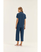 Pijama Feminino Cor Com Amor Mga Cta Americano C/ Calça Midi
