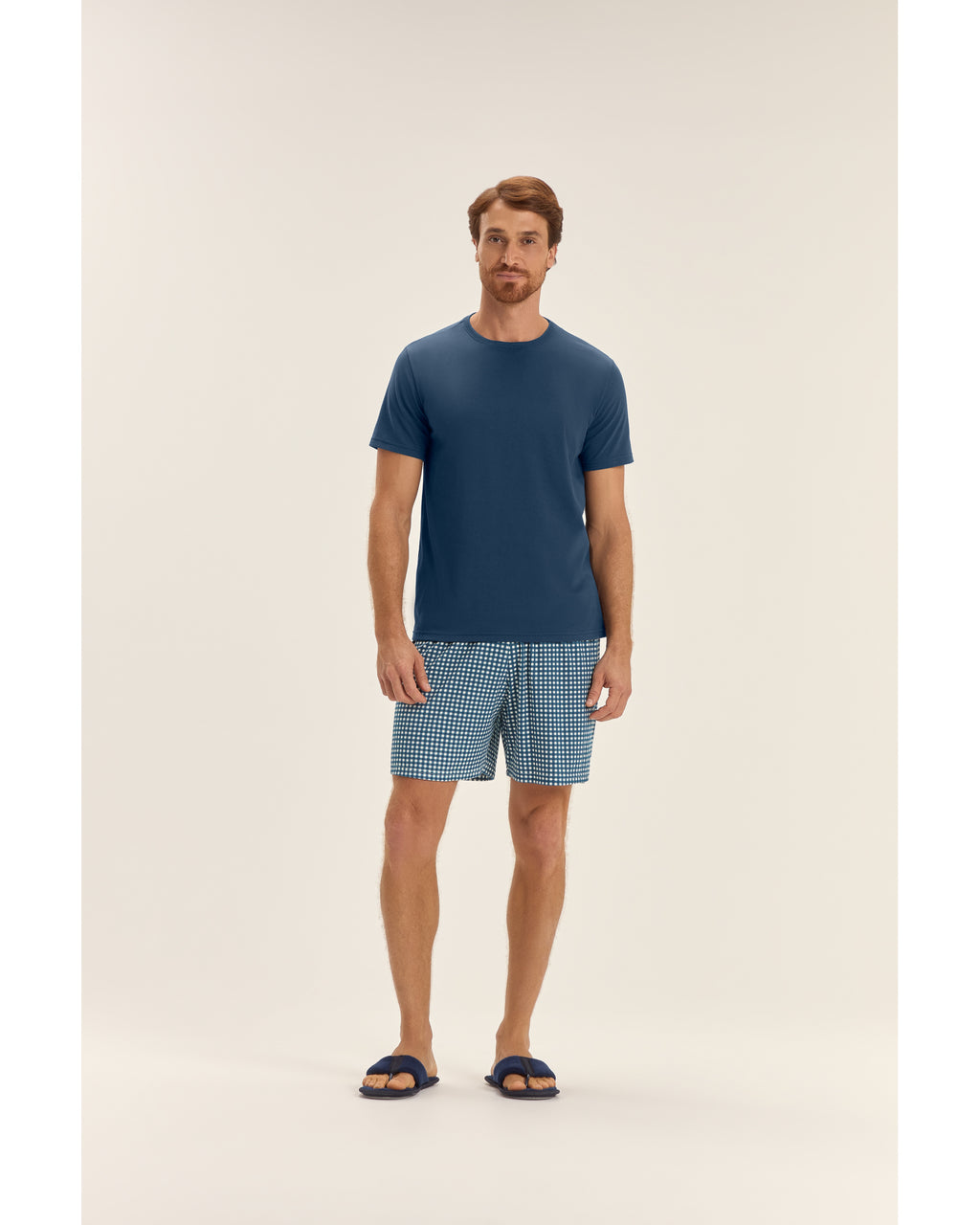 Pijama Cor Com Amor  Masculino Mga Cta C/ Bermuda