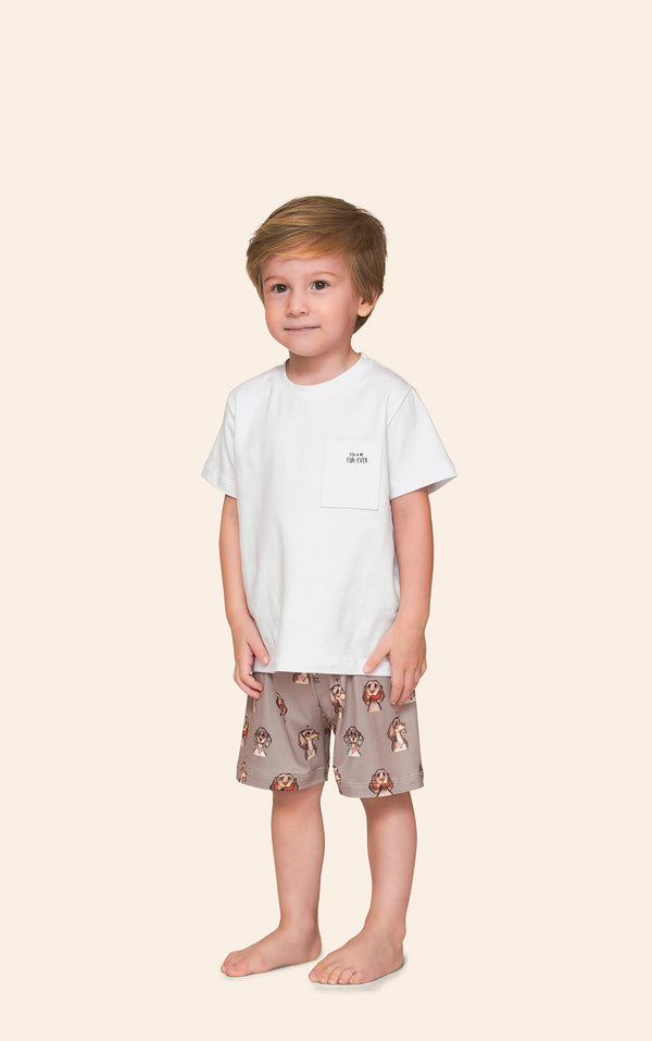 Pijama Baby Lua Lua  Boy Fur-Ever Love