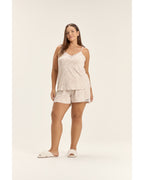 Pijama Cor Com Amor  Feminino Alça C/ Shorts Plus Size  G1