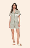 Pijama Lua Lua Feminino Aberto Short Minimalista - M