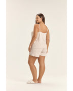 Pijama Cor Com Amor  Feminino Alça C/ Shorts Plus Size  G1