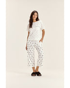Pijama Feminino Cor Com Amor Mga Cta C/ Calça  Midi