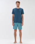 Pijama Masculino Manga Curta Com Bermuda