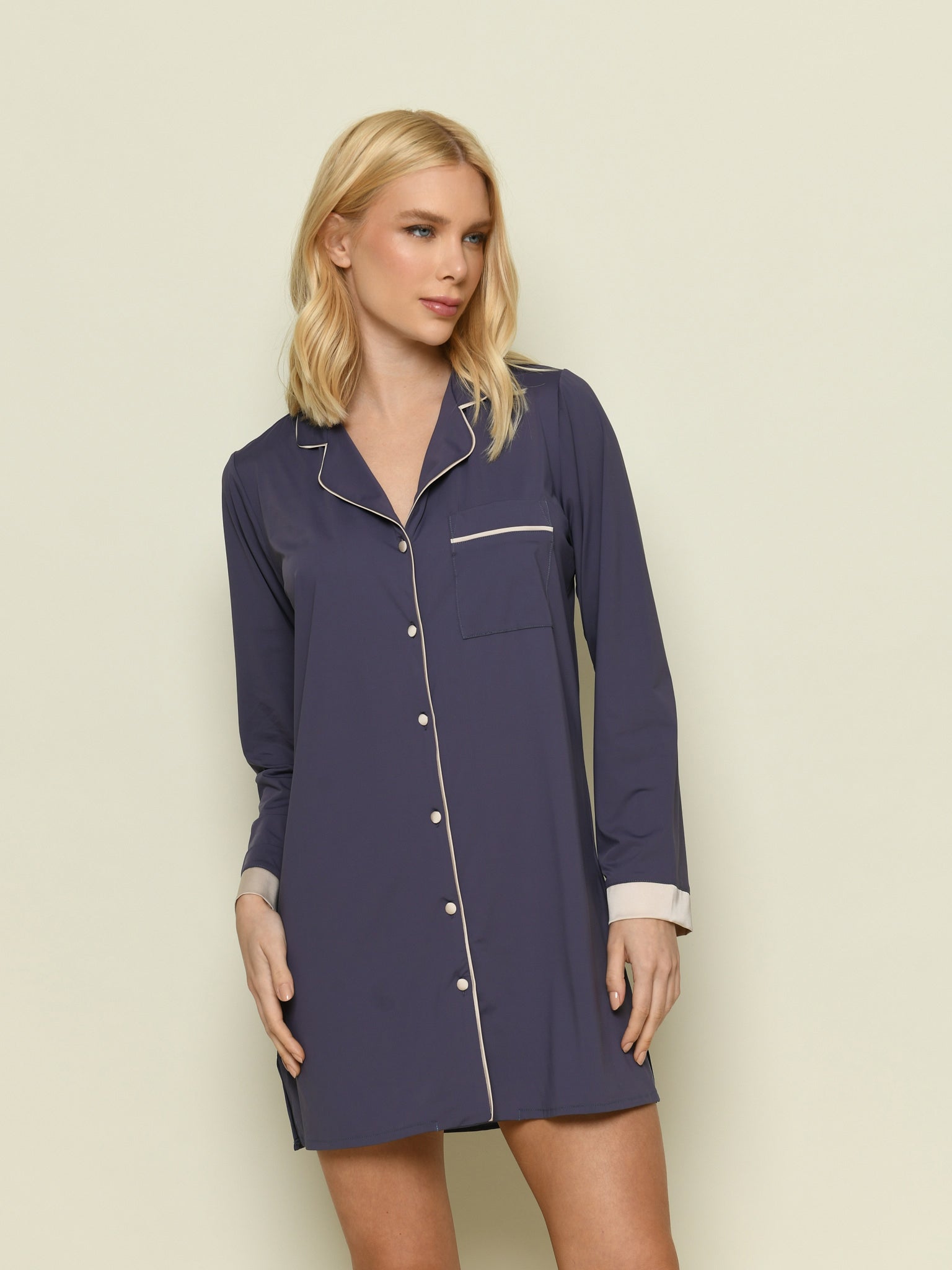 Camisão Feminino Manga Longa Júlia