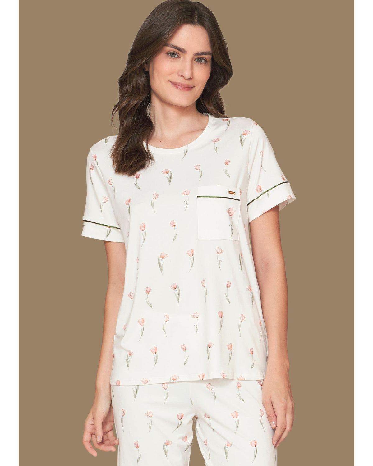 Pijama Lua Lua Feminino Capri Nature