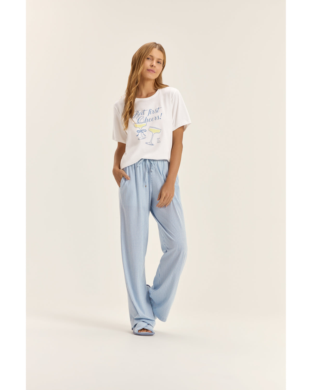 Pijama Cor Com Amor Feminino Mga Cta C/ Calça