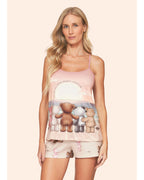 Short Doll Lua Lua Feminino Yoga Bears