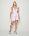 Camisola Curta Floral Quartzo Rosa