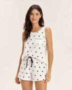Pijama Cor Com Amor Feminino Regata C/ Shorts