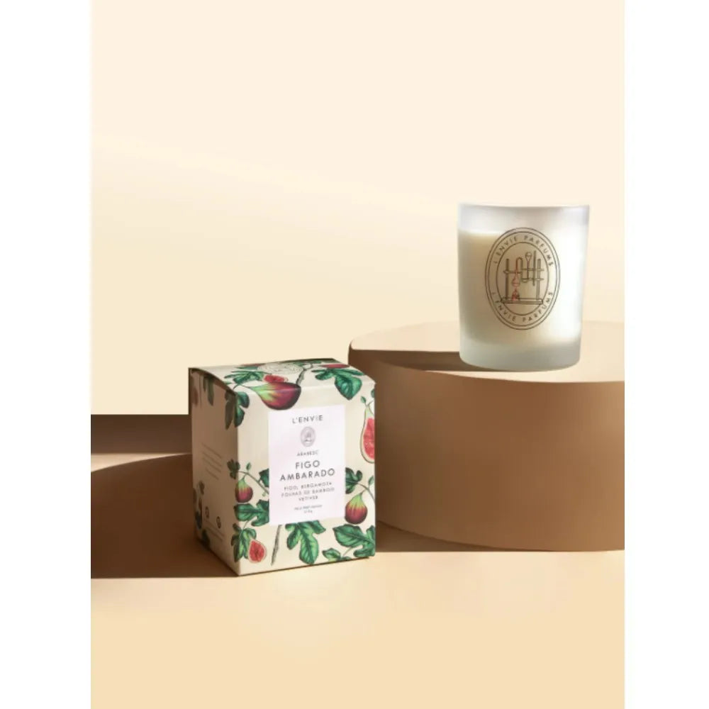 Vela Perfumada Lenvie Figo 210 g