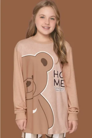 Pijama Legging Infantil Feminino Lulu & Home
