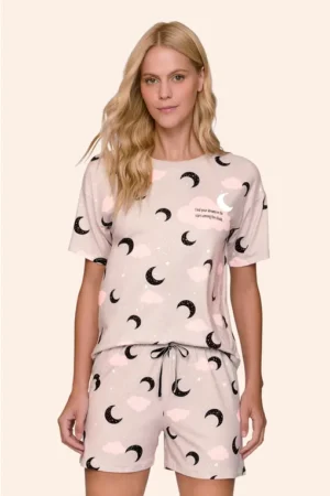 Pijama Curto Feminino In The Clouds