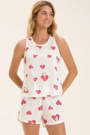 Pijama Feminino Regata Com Shorts