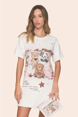 Kit Camisola Feminina Manga Curta + Caixa A Hidden Place