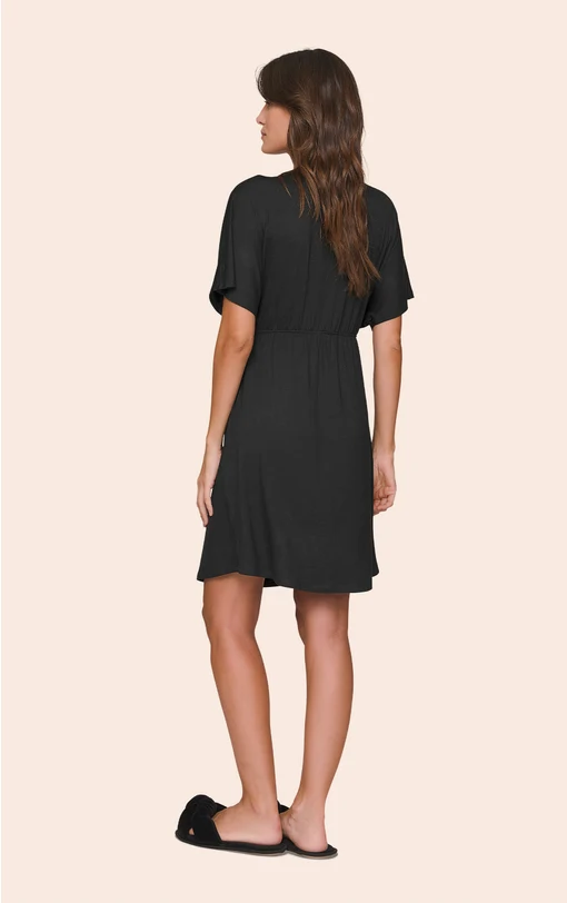 Camisola Kaftan Feminina com Decote em Renda Night Glam - Imagem 2