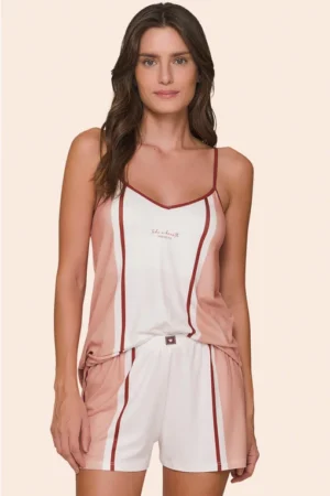 Short Doll Feminino Regata com Alça Regulável e Shorts Get Relaxed