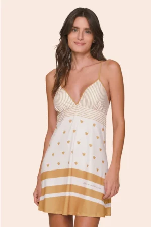 Camisola Feminina com Alça Regulável Estampada Shali