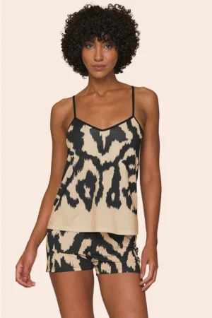 Short Doll Feminino Especial Regata com Alça Regulável e Shorts Desert Shades