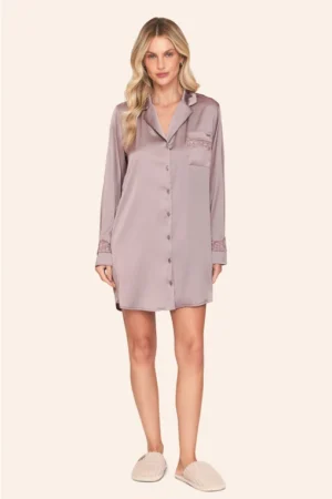 Camisola Aberta Feminina em Satinê Stillness