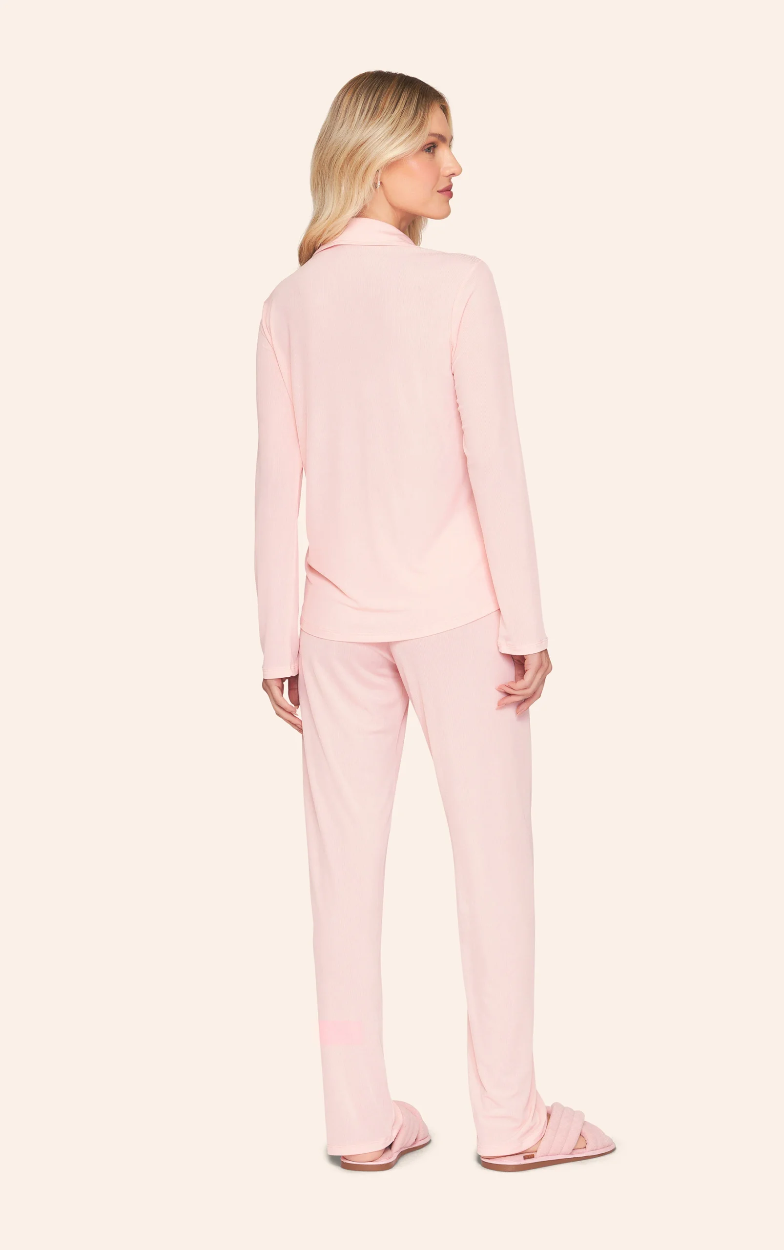 Pijama Aberto Feminino Longo Sleep In Grace - Imagem 4