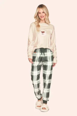 Pijama Jogger Feminino Especial Peluciado BB Moment