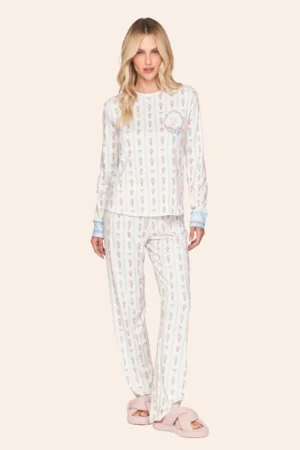 Pijama Comfort Feminino All Print Beauty Flow