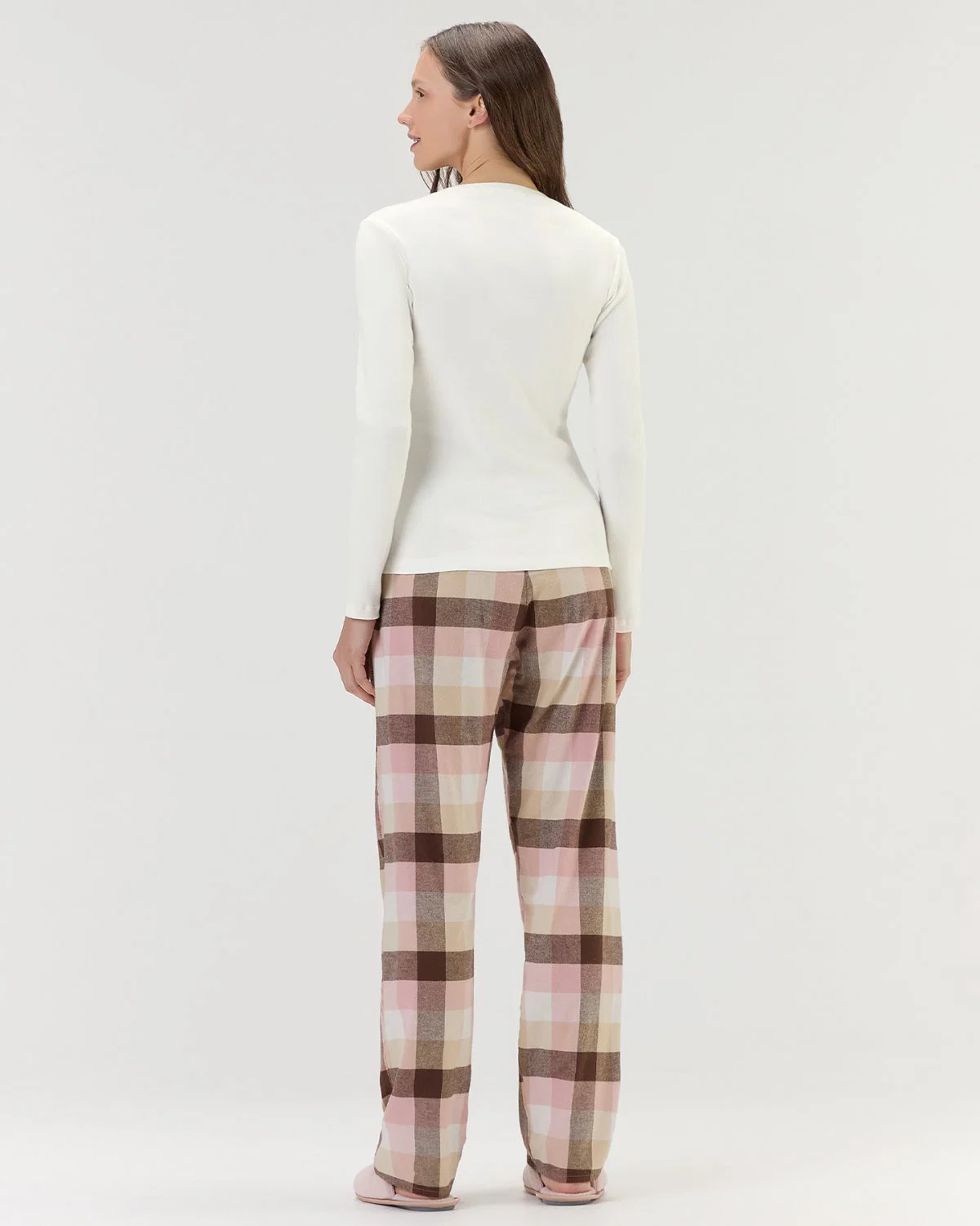 Pijama Feminino Manga Longa Com Calça - Imagem 3